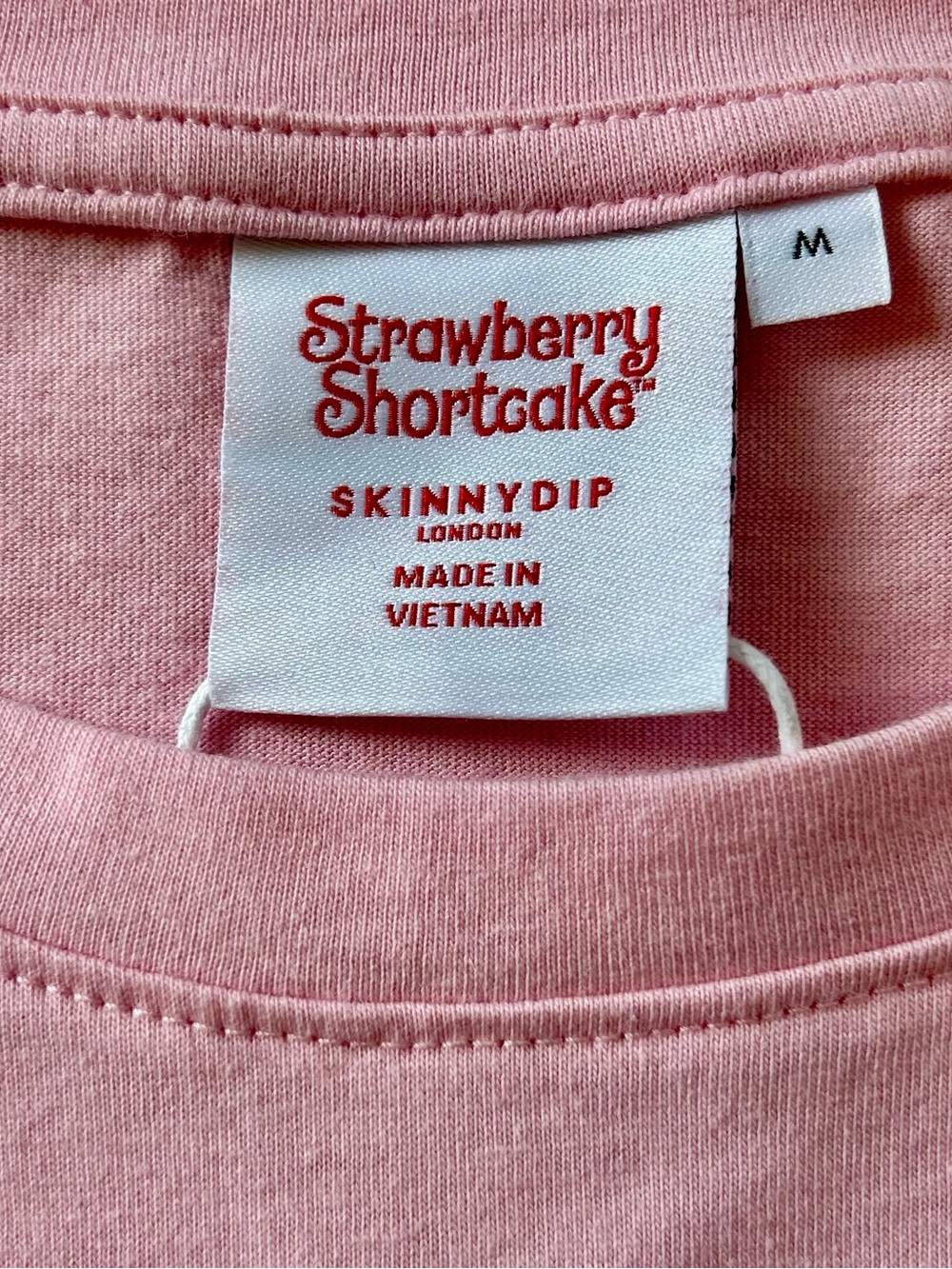 Strawberry Shortcake Pajamas Tee Style. Sz M NWT - Picture 3 of 6